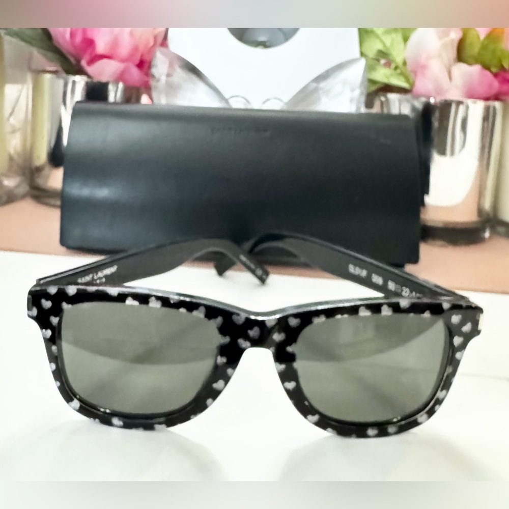 Saint Laurent Heart Frame Sunglasses - Picture 2 of 8